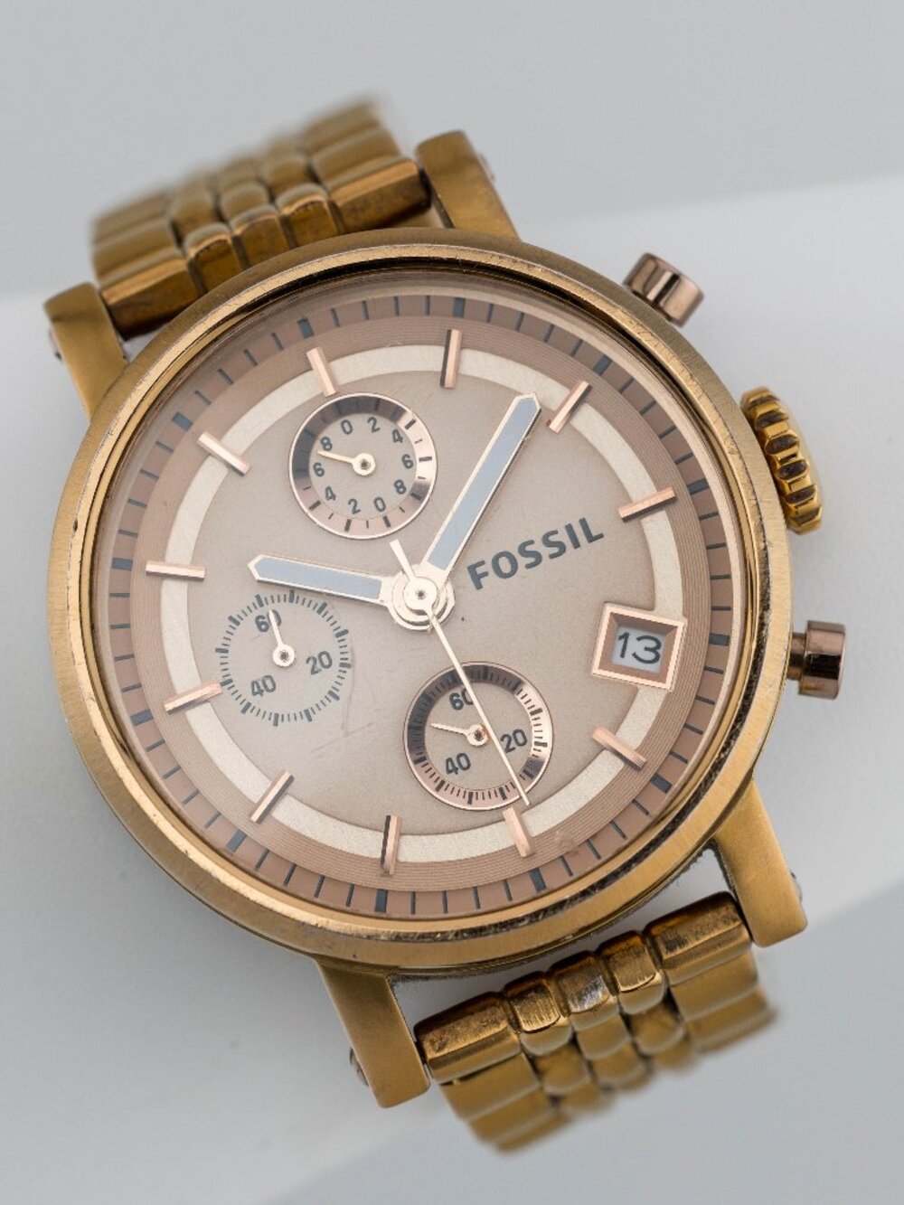 Fossil ES3380 Boyfriend Chronograph Quartz Analog Women's Watch New Battery